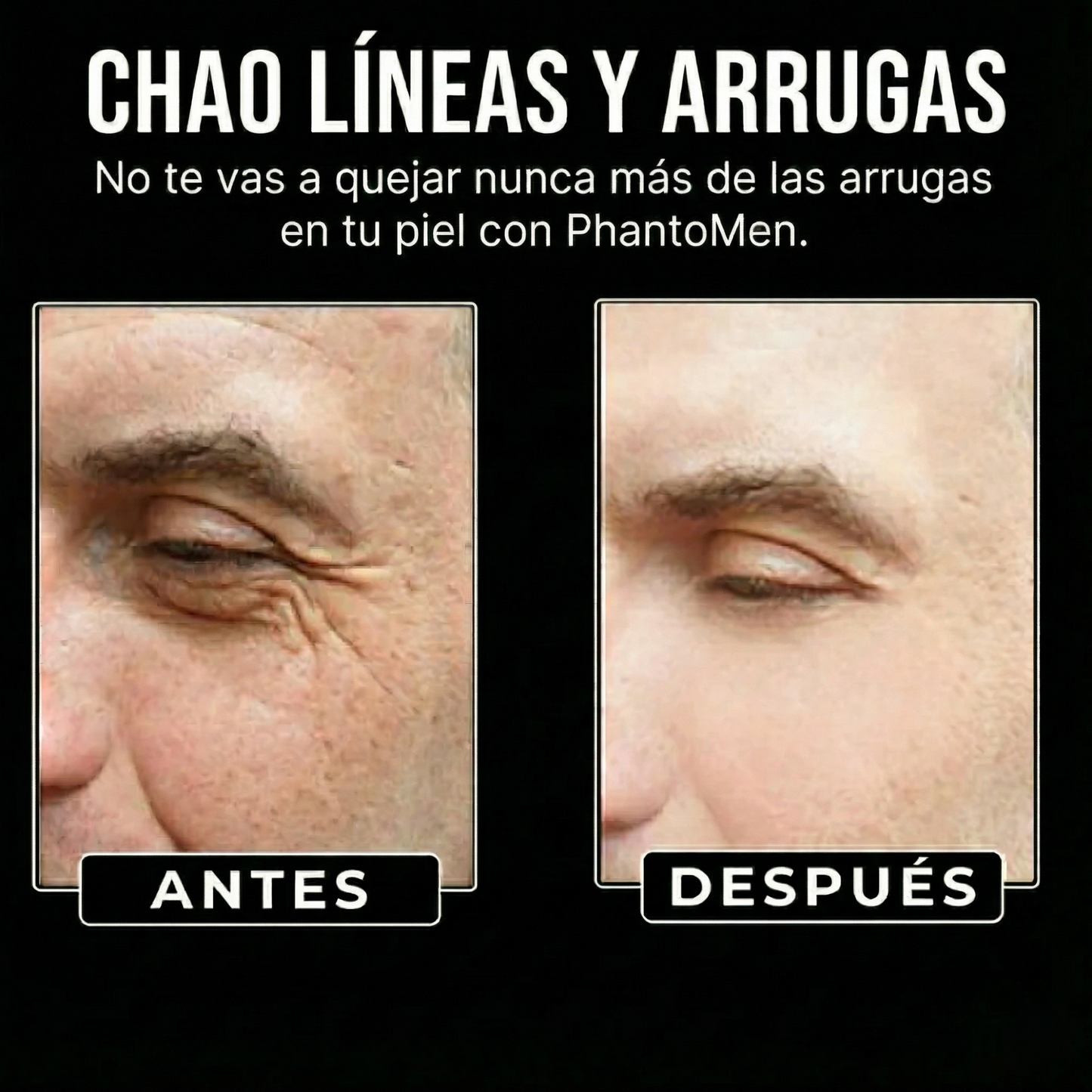 PhantoMen Crema Anti-edad con Retinol+ para Hombre.