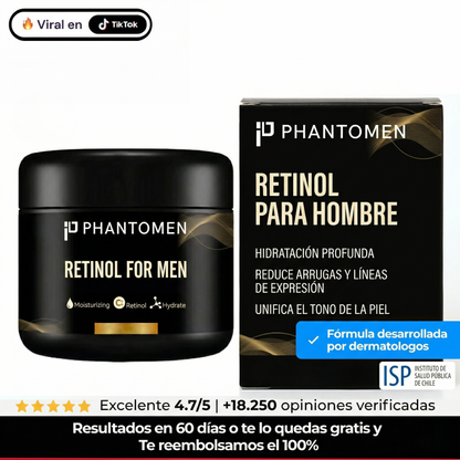 PhantoMen Crema Anti-edad con Retinol+ para Hombre.
