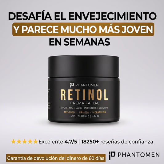 PhantoMen Crema Anti-edad con Retinol+ para Hombre.